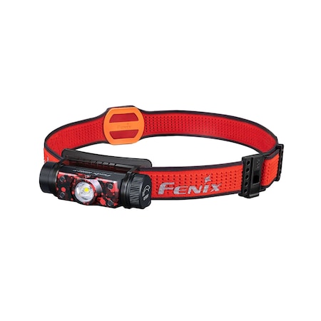 Fenix Lighting Fenix HM62-T: Lightweight Headlamp, White/Red LED, Lithium Ion, 1200lm, Red HM62-T Magma