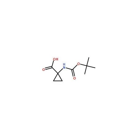 Ak Scientific 1-(Boc-amino)cyclopropanecarboxylic acid (25g), CAS 88950-64-5 X3155-25g