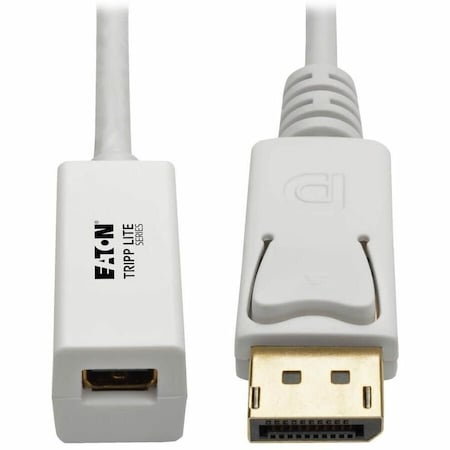 Tripp Lite DISPLAYPORT TO MINI DISPLAYPORT CABLE ADAPTER, 4K X 2K/3840 X 2160 M/F, 6 IN. P134-06N-MDP