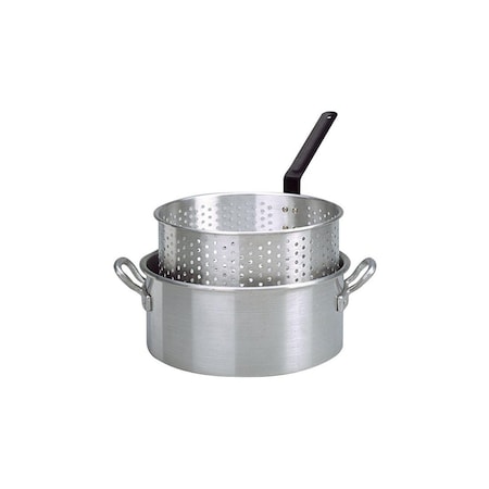 Metal Fusion King Cooker 9 Quart Aluminum Fry Pan and Basket KK2