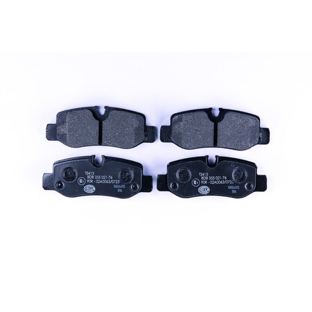 Hella Brake pad set prepared for wear warning indicator T2415 for e.g. MERCEDES-BENZ 355021761