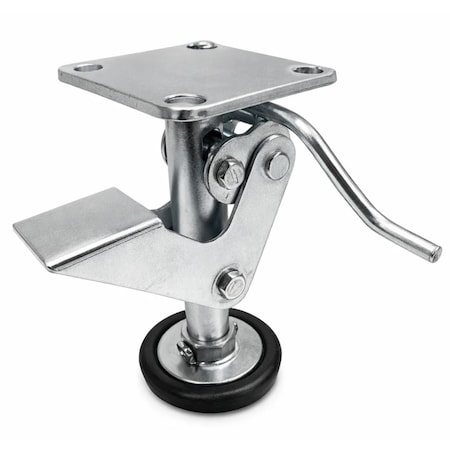 Hyw Products Floor Lock 6in with Non-Slip Rubber Foot FL-4060