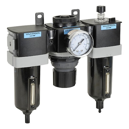 Wilkerson Filter/Regulator/Lubricator, Auto Drain C28-03-FHG0B