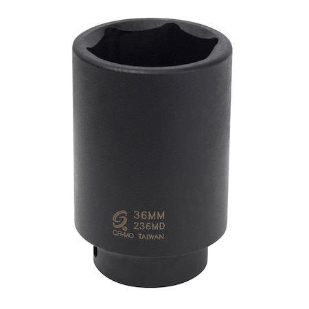 Sunex 1/2 in Drive 36Mm Deep Impact Socket 236MD