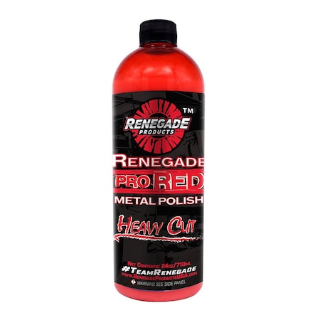 Renegade Products Usa Pro Red Heavy Cut Metal Polish, 24oz LFGRPCLRPR24OZ