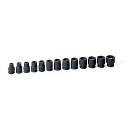 Light House Beauty 3/8" Drive 13 Pieces Metric Magnetic Impact Set LI1542728