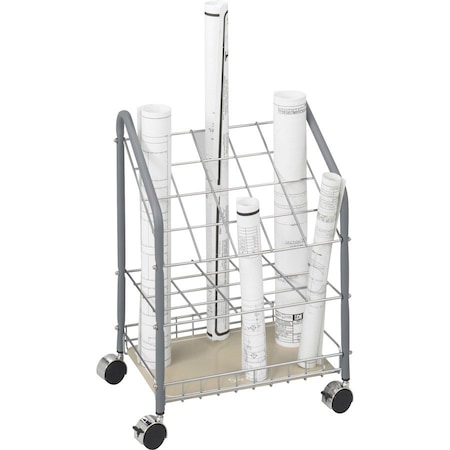 Safco Roll File, 20 Compartments, Mobile 3091
