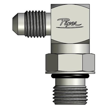 Piper Male JIC to Male O-Ring Boss Adjustable 90 Degree Elbow 3/8in. Male JIC-1/2in. Male O-Ring Boss 0790-06-08