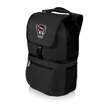 Picnic Time Family Of Brands NCAA NC State Wolfpack Zuma Backpack Cooler - Soft Cooler Backpack - Lunch Cooler, Black 634-00-175-424-0