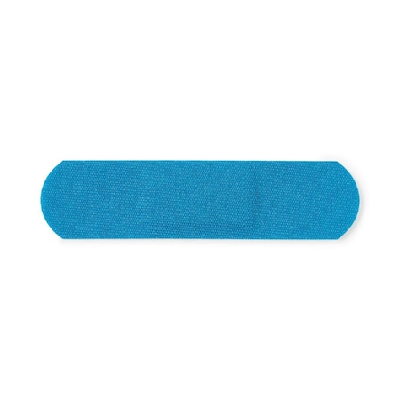 Medline CURAD Food Service Metal-Detectable Blue Fabric Adhesive Bandage, 3/4in x 3in, 1200PK NON25650BL