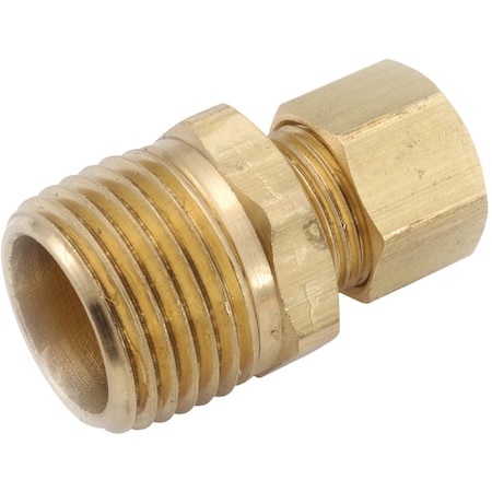 Anderson Metals 1/4''x1/2'' Brass Male Union Compression Adapter 750068-0408