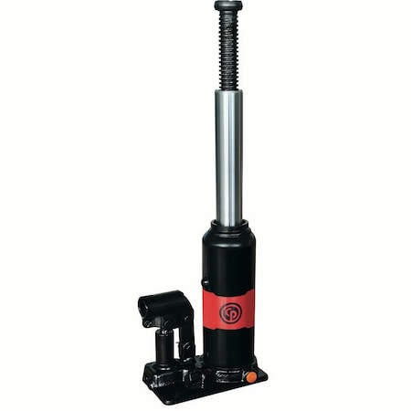 Chicago Pneumatic Bottle Jack, 5 ton Lifting, 7.9 in H Min, 13.4 in H Max, 5.51 in W x 3.54 in D Base 8941081050