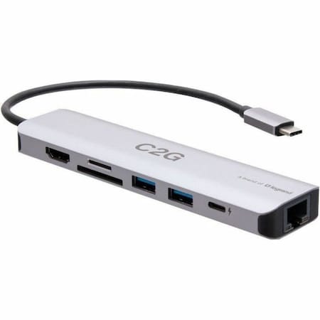 C2G USBC MINI DOCK 4K60HZ USBA RJ45 C2G58888