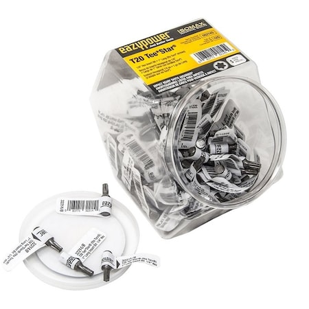 Eazypower EAZYPOWER 002145 Insert Bit, T20 Drive, Torx Drive, 1/4 in Hex Shank 2145