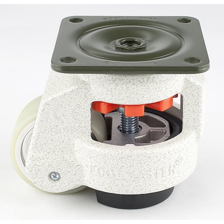Foot Master Plate Caster, Polyurethane, 103mm H GD-80-F-HUP