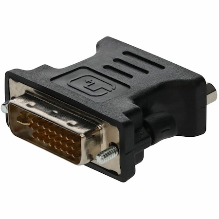 Add-On AddOn DVI-I to VGA Black Adapter Converter Cable - Male to Female DVII2VGAB