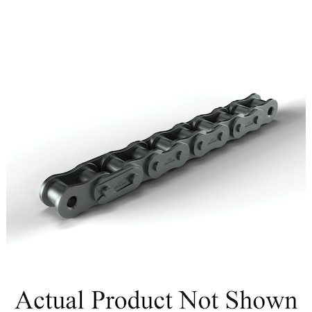 Hkk Chain Riveted Standard Roller chain, 100 ft OAL, 5/8 P, 0.4 Dia x 3/8 in W Roller, Alloy Steel RC050R1C