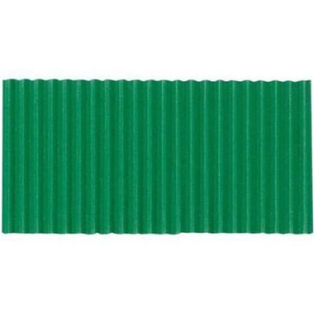 Easy-To-Organize Corobuff Fade Resistant Solid Color Corrugated Paper Roll, 48 in. x 25 ft., Emerald Green EA2118580