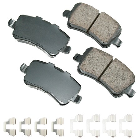 Akebono Euro Pads, Eur1307A EUR1307A