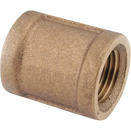 Anderson Metals 3/4'' Threaded Red Brass Coupling 738103-12