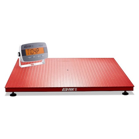 B-Tek Floor Scale, RS-234, LCD, 2 lb BT-F-6060C-I-2