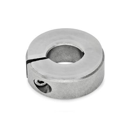 J.W. Winco One-Piece Shaft Collars 7062.3-30-B12-NI