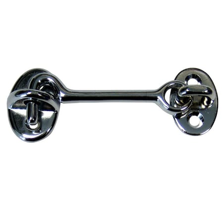 Newalthlete 3 in. Chrome Plated Brass Cabin Door Hook NE3701923