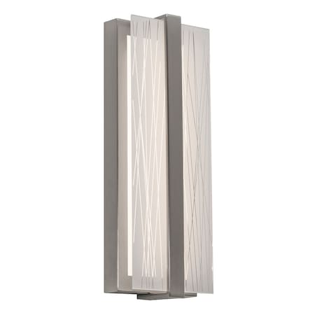 Afx Gallery - 14in LED Wall Sconce - 14W - Satin Nickel GLYS0514LAJUDSN
