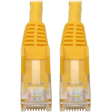 Eaton Tripp Lite Series Cat6 Gigabit Snagless Molded UTP Ethernet Cable RJ45 M/M, PoE, Yellow,  N201-06N-YW