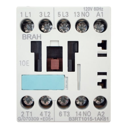 Brah Electric , Replacement 7A 600V 3P with 480VAC Closing Coil for Sirius Contactor 3RT1015-1AV61 B3RT1015-1AV61