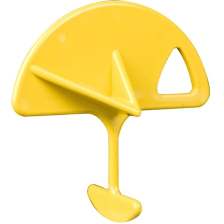 Cama Deck Keeper Single Pack for 1 in. Wide Decking, Yellow, 12PK CA3042539