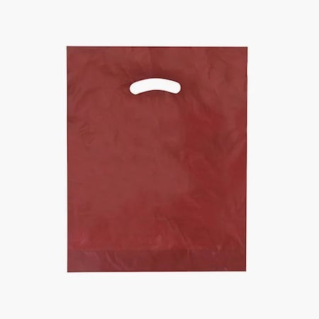 Revolution 12X3X18 High Density Plastic Bag - Burgundy, 500PK S08BG