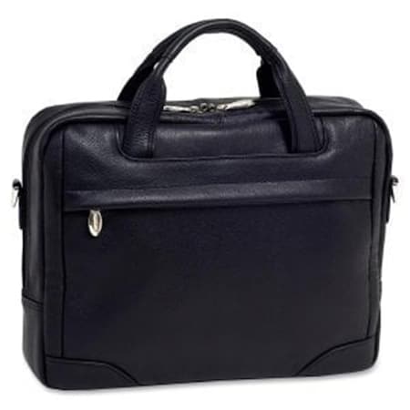 Mckleinusa McKlein  Black Bridgeport Large Laptop Briefcase 15475