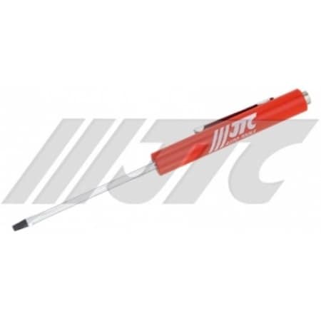 Jtc Auto Tools Pen style screwdriver, SL3.0 x 65mm, 137mm length, with clip and magnet 7939