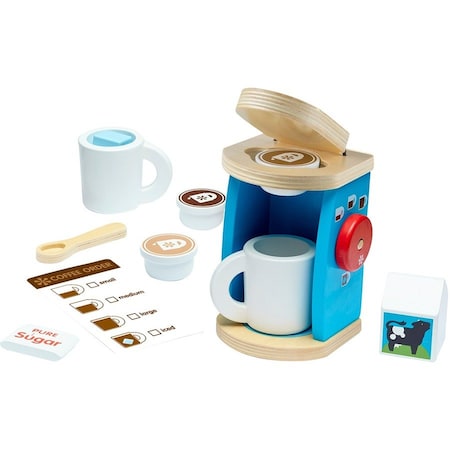 Melissa & Doug Wooden Brew + Serve Coffee Set 9842
