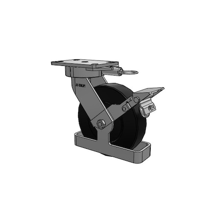 Albion Caster, Maintenance-Free, 8x2, 38NX08228SLFBKTO 38NX08228SLFBKTO