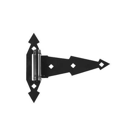 National Hardware T-Hinge, 7 in W Frame Leaf, 7-5/16 in H Frame Leaf, Steel, Tight Pin, 50 lb, 2PK N165-472