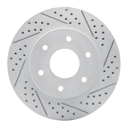 Dynamic Friction Co DFC Geoperformance Rotor - Drilled and Slotted 830-67091R