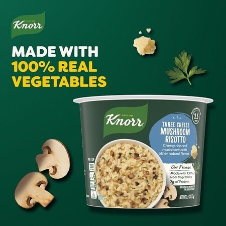 Knorr Mushroom Risotto Rice Cup, 2.6 Ounce, 8PK 69739562
