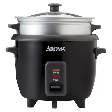 Aroma ARC-363-1NGB 6-Cup Pot Style Rice Cooker ARC3631NGB
