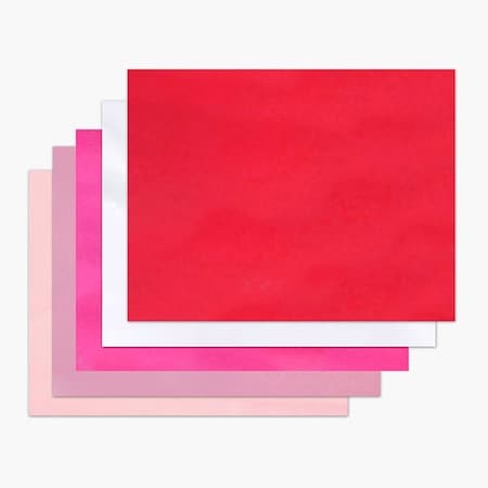 Nashville Wraps Red and Pink Tissue Paper Assortment, 20x30", 120 Sheet Pack, 120PK CT3RPA