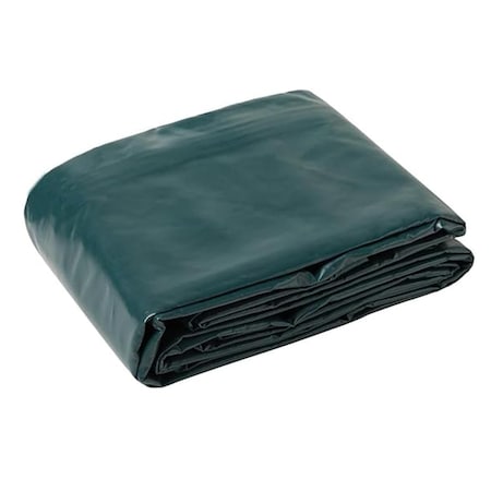 Tarps Now Heavy Duty Tarp, 8 ft x 20 ft, 20 Mil, Forest Green, Vinyl FSVC18F-0820
