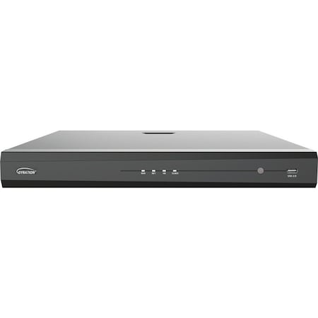 Adesso 16CH NVR H.265 4K NO HDD POE, 2 SATA INTERFACE W/ 16TB PRE-INSTALLED HDD CYBERVIEWN16-16TB