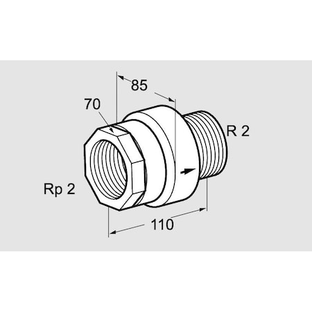 Honeywell Kromschroder VLV, MAN, W THRM SHTF, BIO GAS COMPAT TAS 5 KS03352554