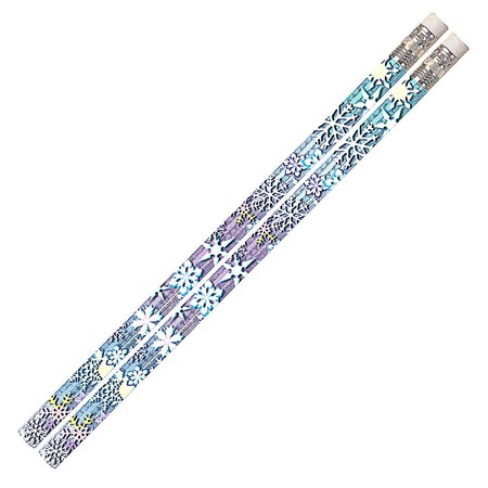 Musgrave Pencil Co Snowflake Glitters Motivational Pencils, 144PK MUS1063D