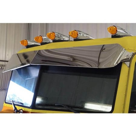 Replacement For Peterbilt 388 Year 2013 Only Fits Ultra Cab Models Stainless Steel 11In Elite Ultra