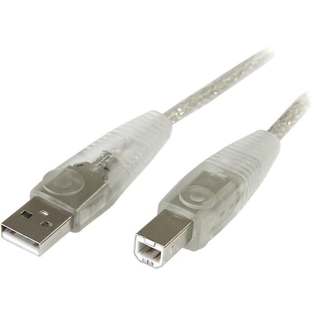 Startech.Com Transparent USB 2.0 Cable - Connect USB 2.0 peripherals to your computer USB2HAB6T