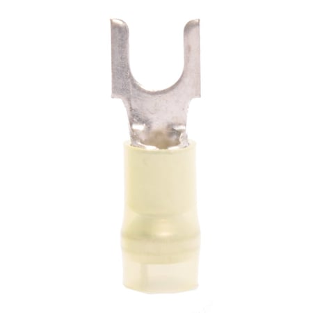 Hillsdale Terminal Fork Terminal, #10 Stud Size, 10 AWG, 600 V, Nylon Insulated, 500 PK 30292