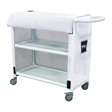 Royal Basket Trucks Linen  Cart, 600 lb Capac., 42" L G42-WWX-L2A-4ULN
