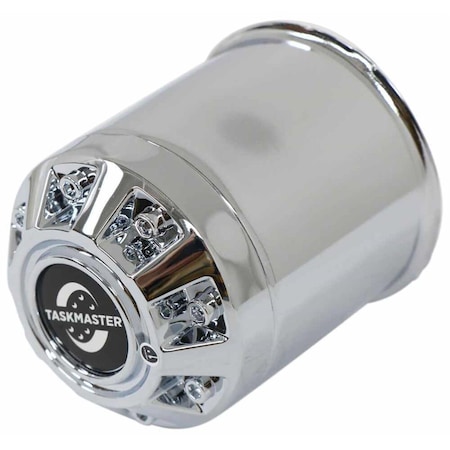 Taskmaster CXF106C Replacement Center Cap for Aluminum Trailer Wheels, Chrome TMC_CXF106C